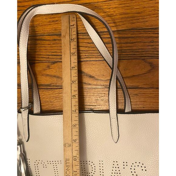 Victoria Secret White Perforated Vegan Leather Tote Bag NWT - Picture 6 of 6